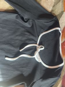 Cute Black Long Sleeve Top