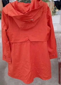 Orange trench Coat