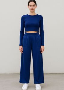 Blue Crop Top H&M