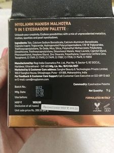 Manisha Malhotra Eyeshadow Palette