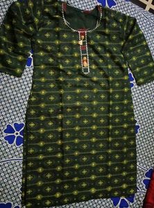 Green Kurti With Pant