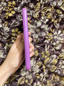 I Phone 11 Purple Silicon Rubber Case