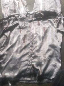 Shiny Patterned Lounge Pants