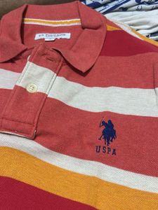 Striped Polo T-Shirt