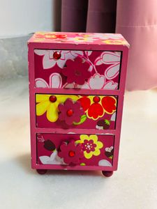 Floral Mini Drawer Chest