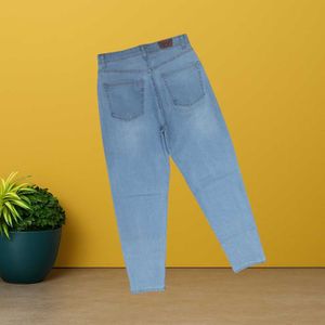 women blue skinny jeans size 28 (O-68)