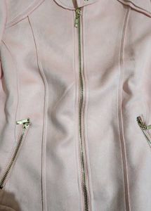 Latin Quarters Pretty Pink Suede  Jacket