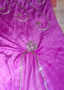 Elegant Purple Ethnic Gown