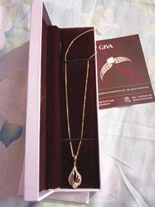 Elegant Gold Necklace 925 silver