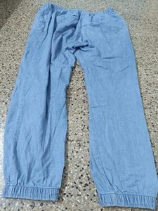 Light Blue Denim Joggers