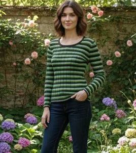 Striped Knit Sweater