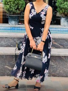 Beautiful Floral Print Fit &amp; Flare Dress