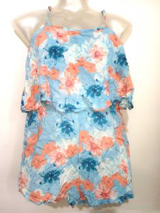 🎄Buy 1, Get 1 Free🎁Size S/ M Floral Print Romper