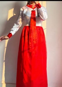 Red & White Chinese Gown❤️