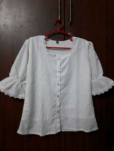 Western Women Chikan Net Top
