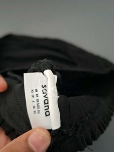 Textured Olive Green Skirt