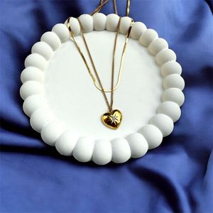 Double Layered Heart Necklace