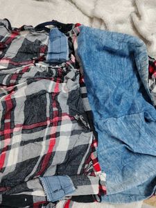 Plaid Flannel Hooded Shirt