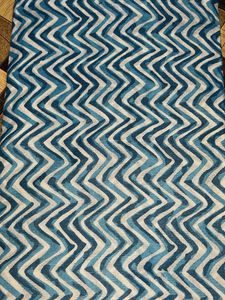 Blue Printed Salwar Kameez