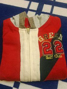 Boy's Red Hoodie