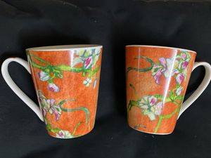 Hi Luxe Floral Coffee Mugs (Set of 2)