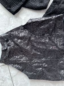 Black Sequin Jumpsuit