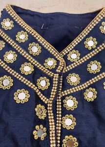 Pretty Mirror Work Blouse