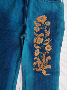 Flower Power Denim &amp;Tee Set (9-10yrs)