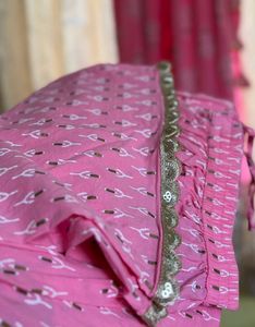 ✨[SALE] Elegant Pink Anarkali Kurta Set