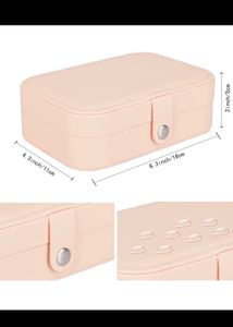 Pink Travel Jewellery Organiser