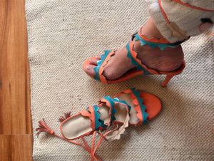 Tie Me A Lil Orange Heels