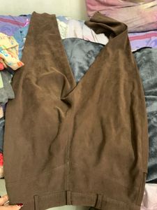 Brown Suede Pants