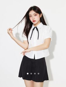 Bow White Blouse
