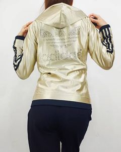 Adidas Metallic Track Jacket-size -s
