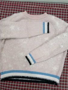 Women Peach Sweater