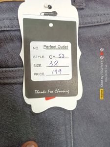 38 Size Regular Fit Denim Jeans