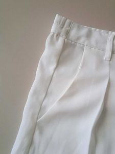 White Culottes Trouser Bottom From Cherokee