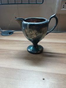 vintage silver-plated creamer pitcher