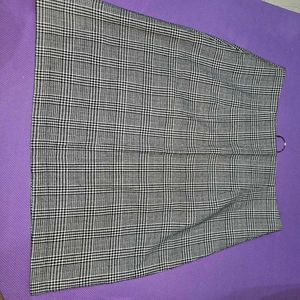 Checked Mini Skirt