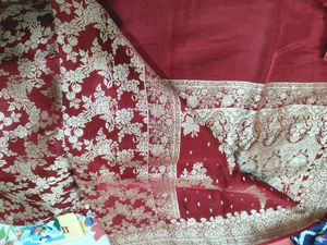 Banarasi Red Saree