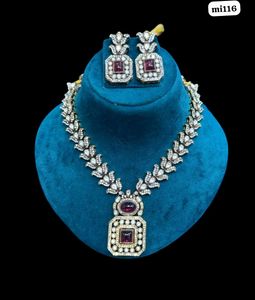Elegant Necklace Set PREMIUM AD STONE @SALE