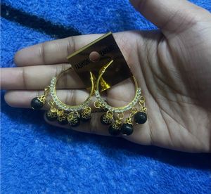 Golden Ring Earings