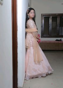 Elegant Pink Anarkali Dress