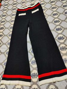 Chic Colorblock winter Knit Pants