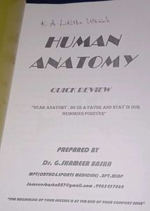Anatomy Imp Notes