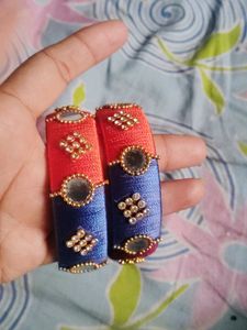 colour thread bangles