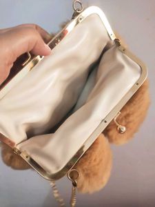 Faux Fur Bunny Clutch
