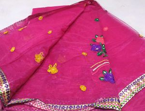 Pink Embroidered Saree Sale