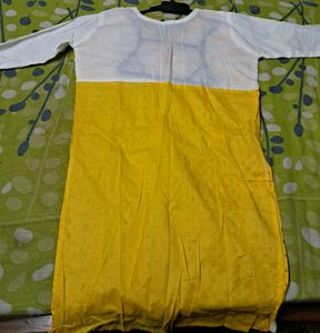 Beautiful Yellow Kurti