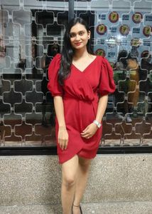 Chic Red Wrap Dress